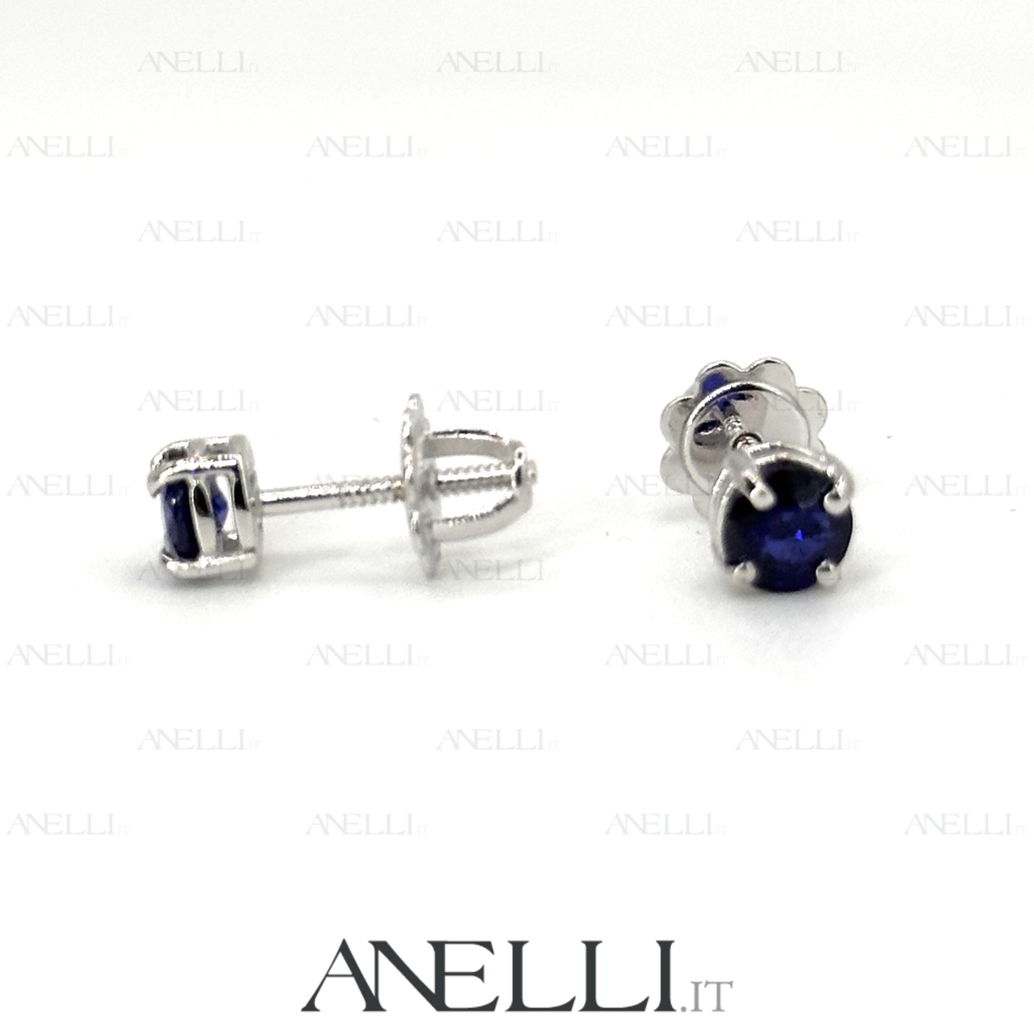 Orecchini Zaffiri Punti Luce