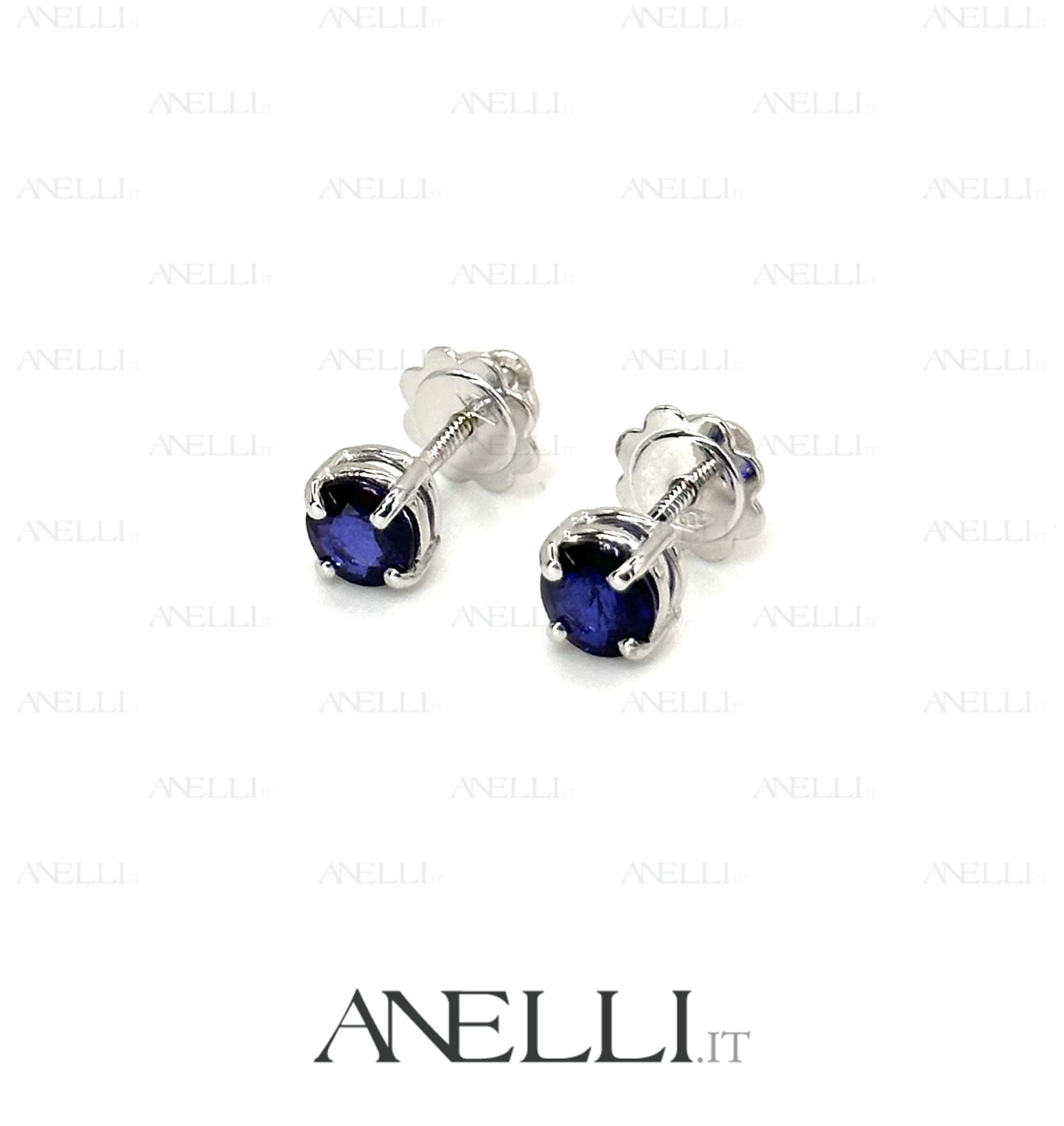 Orecchini Zaffiri Punti Luce