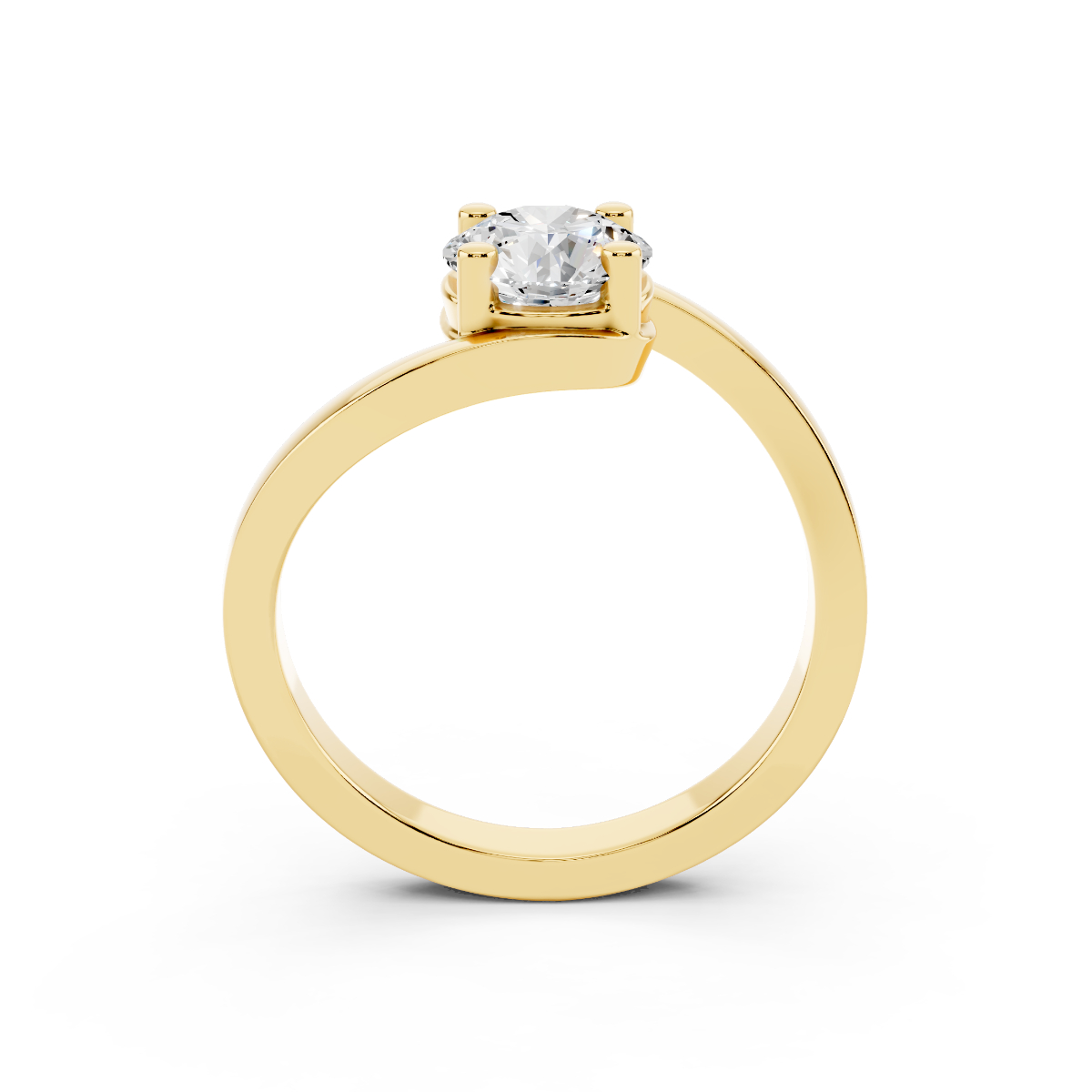 Solitario abbraccio 0.70 F-VS1 GIA