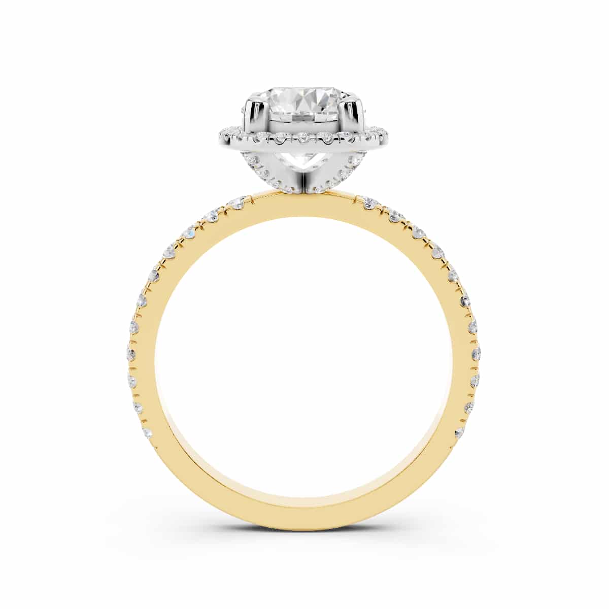 Anello modello Milano 1 Carato D-IF GIA America