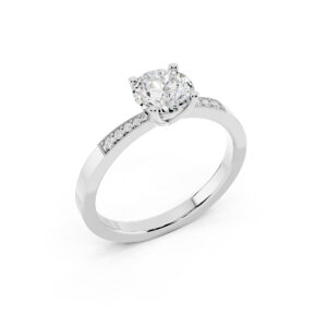 Anello 0.60 F-VS1 Triplo Excellent GIA