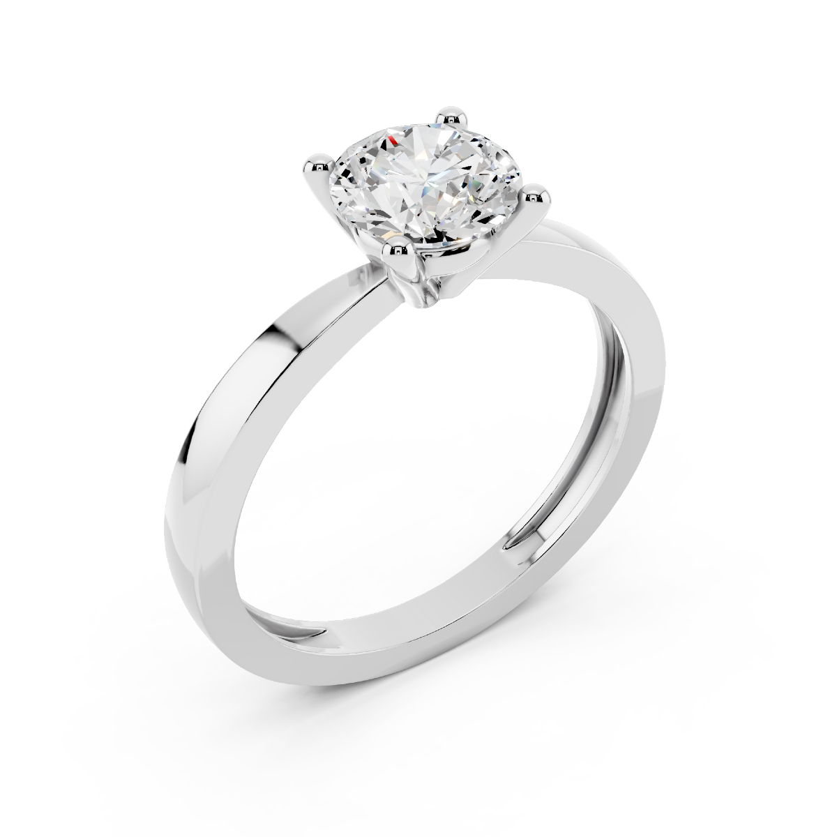 Anello 1 Carato D-VS1 Triplo Excellent GIA 1