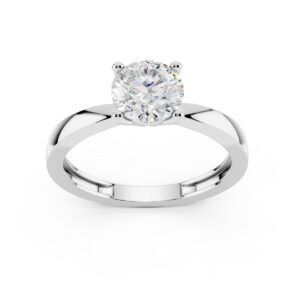 Anello 1 Carato D-VS1 Triplo Excellent GIA 4