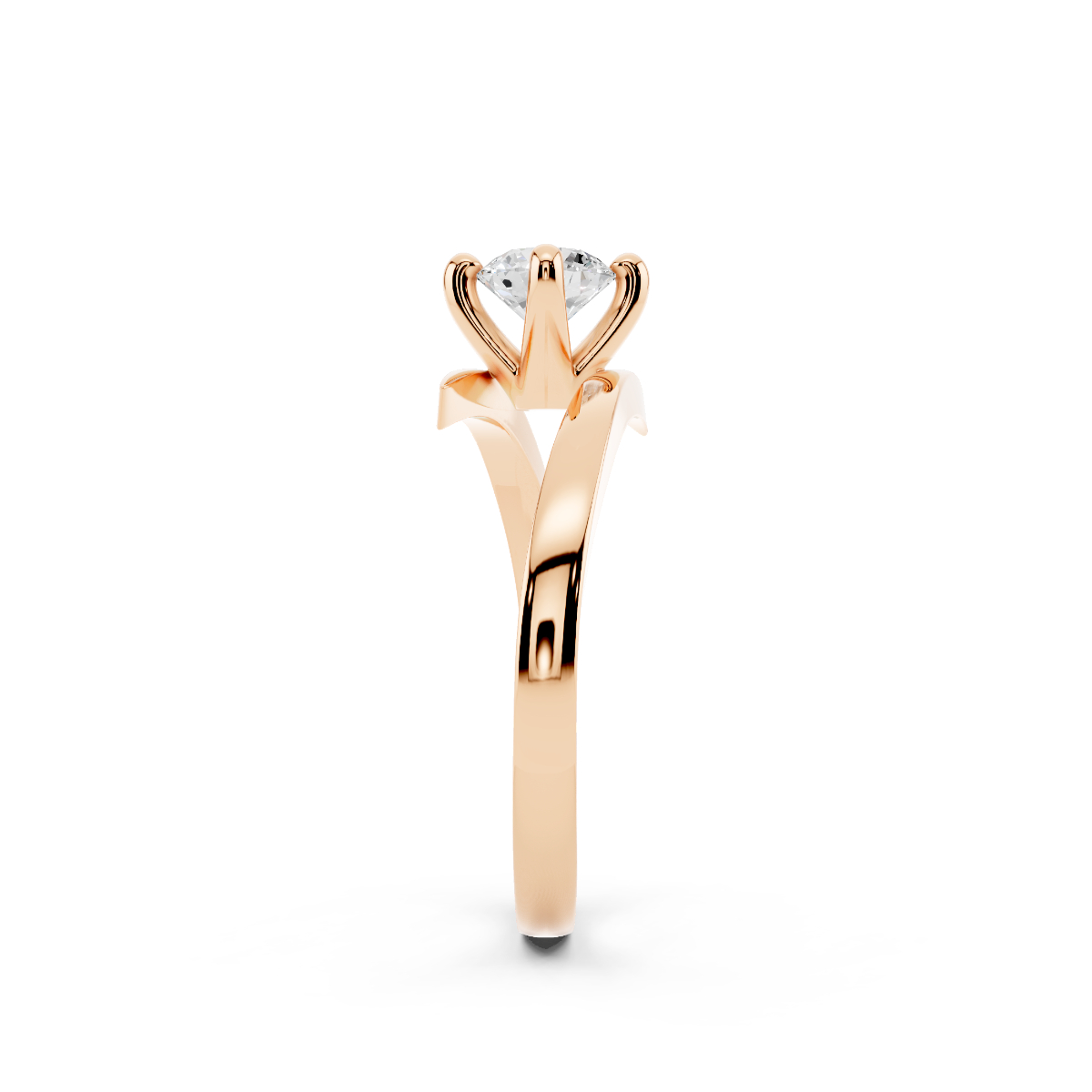 Anello Delfino 0.60 D-VS1 Triplo Excellent GIA 2