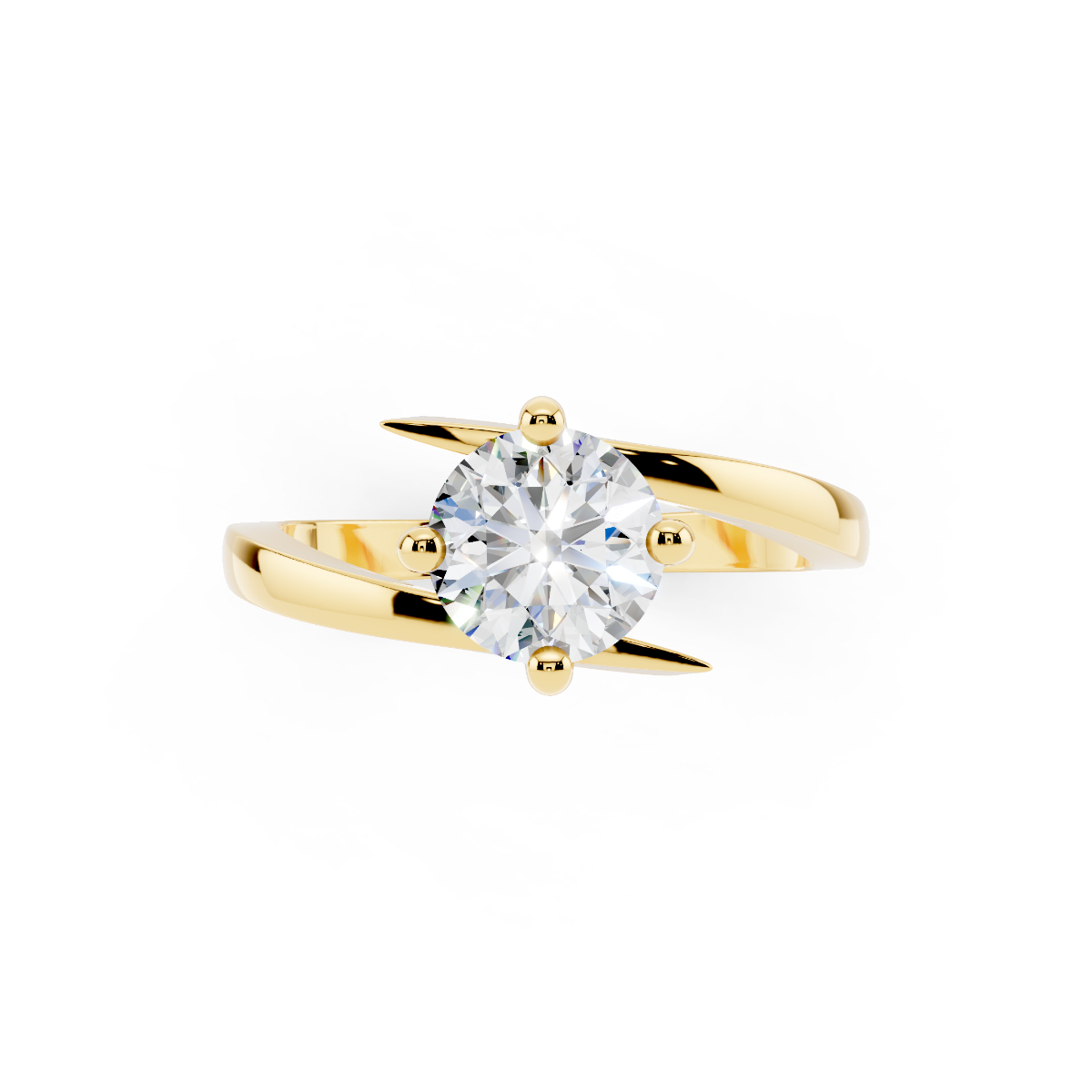 Anello Delfino 0.70 D-IF Triplo Excellent GIA