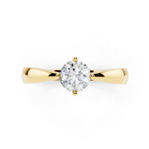 Anello Diamante 0.50 D-VS1 Triplo Excellent GIA