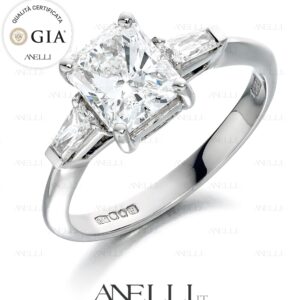 Anello Diamante Radiant 2 Carati