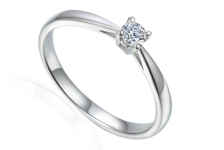 Anello Fidanzamento 0.30 con GIA