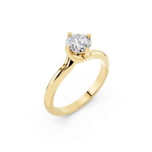Anello Fidanzamento 0.50 F-VVS1 GIA-2