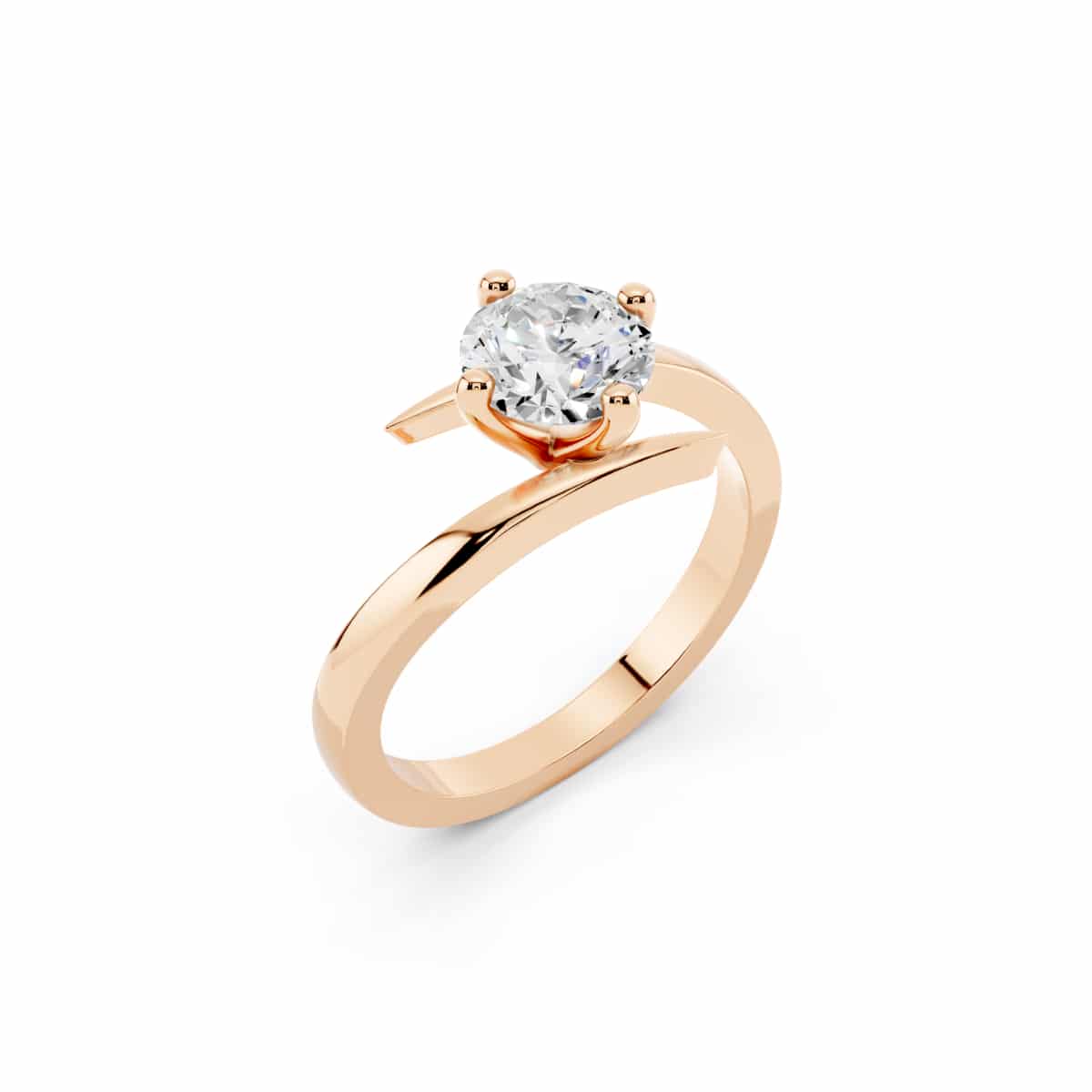 Anello Fidanzamento 1 carato F-VVS1 GIA 5