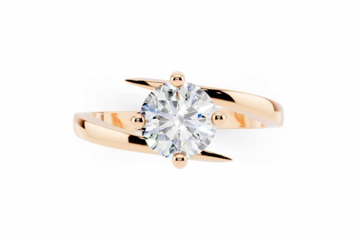 Anello Fidanzamento 1 carato F-VVS1 GIA