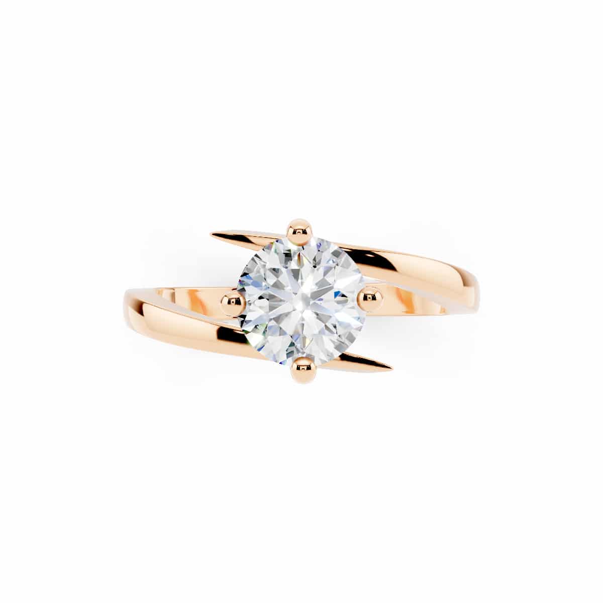 Anello Fidanzamento 1 carato F-VVS1 GIA