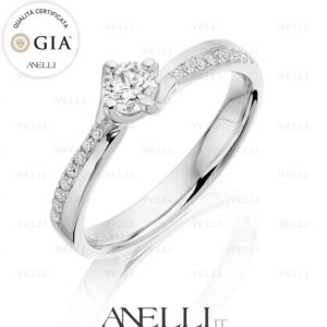 Anello Fidanzamento D-IF GIA America