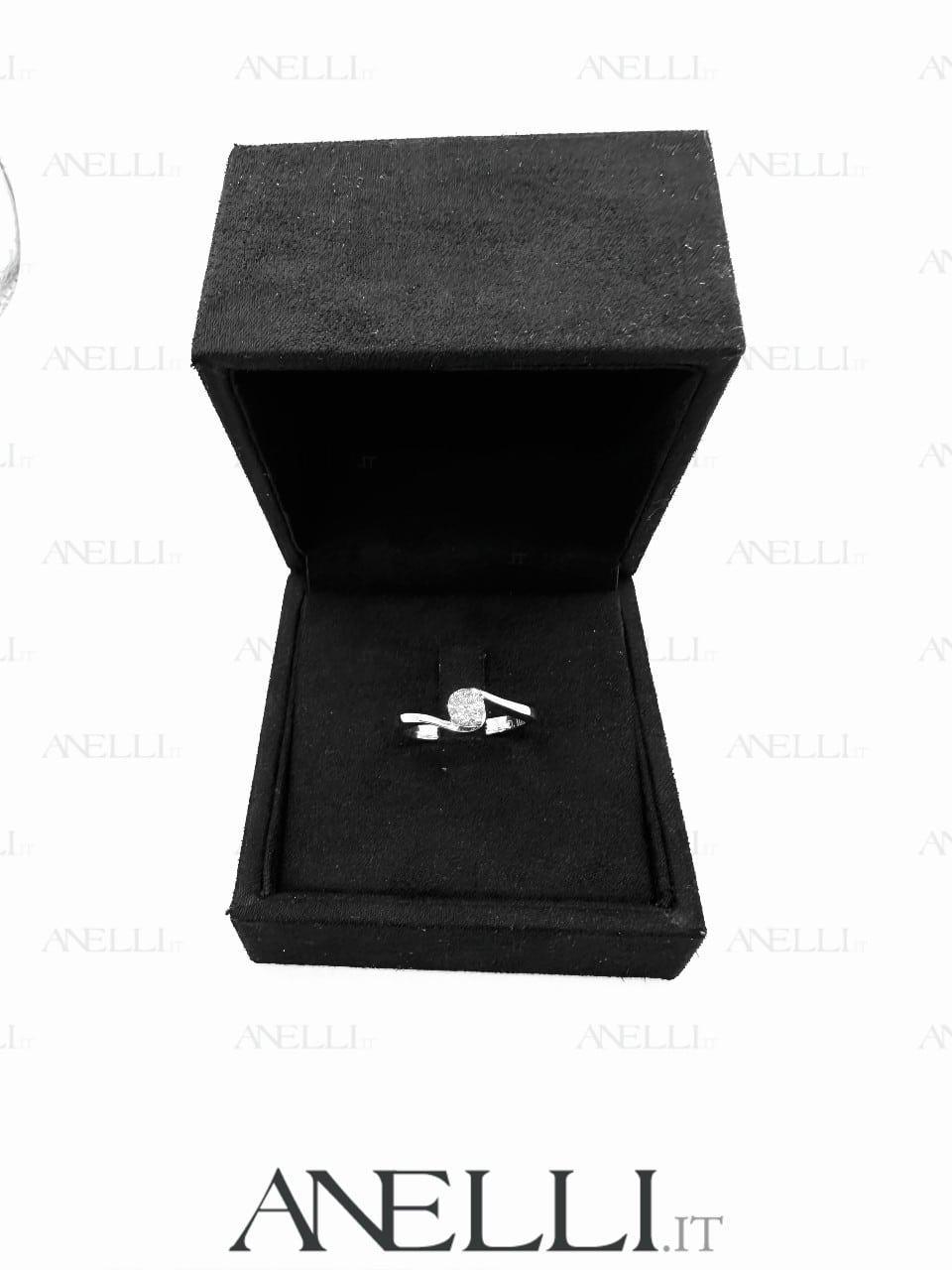Anello Fidanzamento diamante D-IF Triplo Excellent