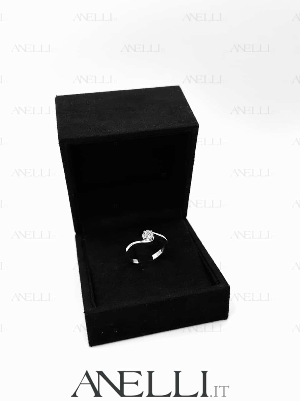 Anello Fidanzamento diamante D IF Triplo Excellent