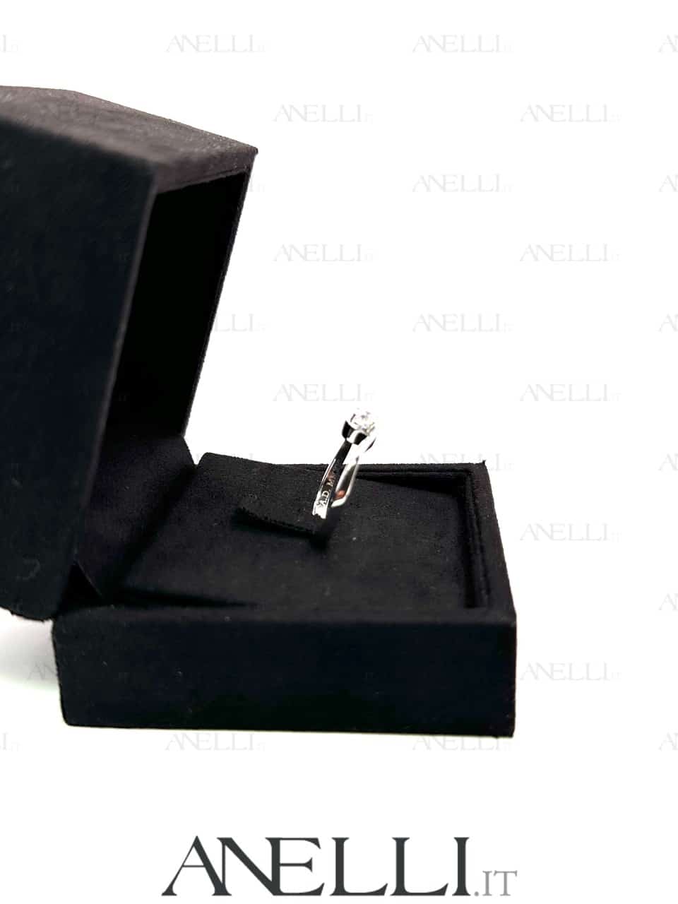 Anello Fidanzamento diamante Triplo Excellent