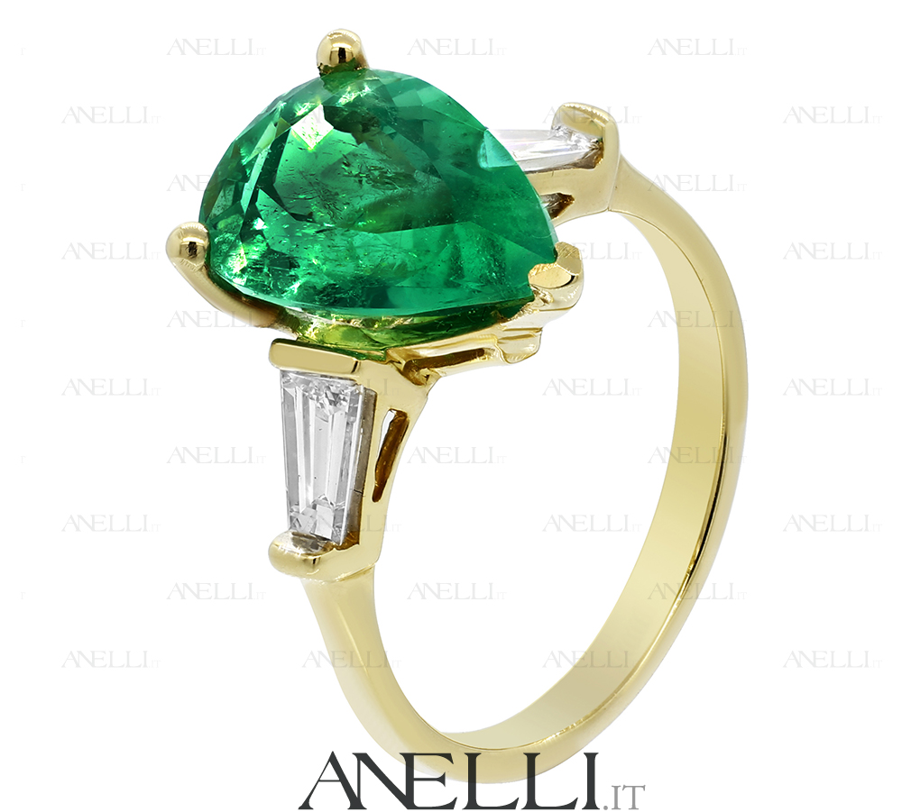 Anello-Smeraldo-Goccia-4-Carati