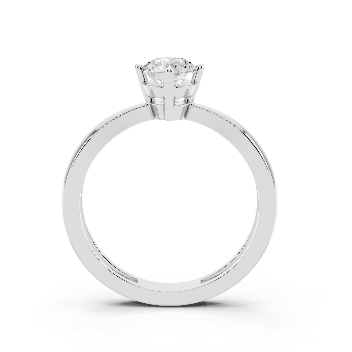 Anello Solitario 0.50 D-VS1 Triplo Excellent GIA 3