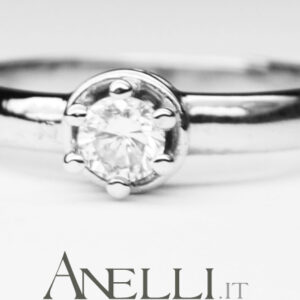 Anello Solitario 0,18 carati F-VVS1-1