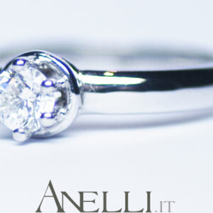 Anello Solitario 6 griffe 0,30 carati G-VS11