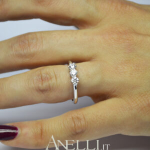 Anello Trilogy 0,36 carati E-VVS1-1