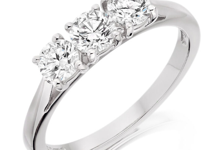 Anello Trilogy 3 da 0.40 F-VS1 GIA