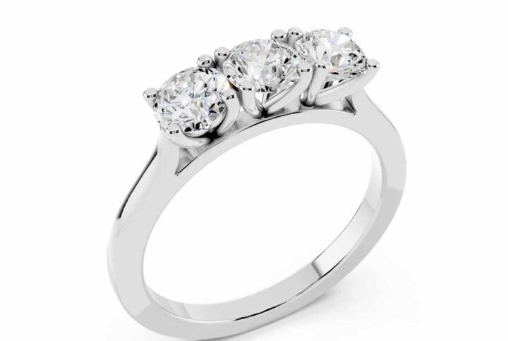 Anello Trilogy Diamanti 0.60 F-VS1 GIA