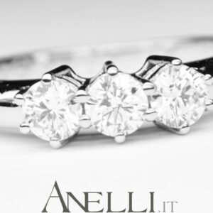 Anello Trilogy Mezzo carato F-VS1-1