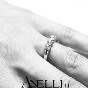 Anello Trilogy Mezzo carato F-VS1-5