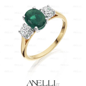 Anello-Trilogy-Smeraldo