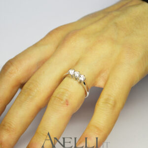Anello Trilogy di Diamanti 0,60 ct E-IF1