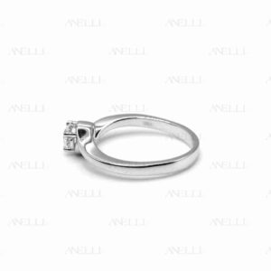 Anello di Fidanzamento D-IF Triplo Excellent