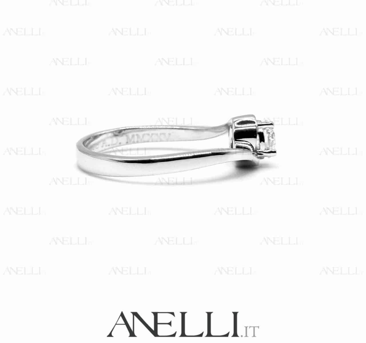Anello di Fidanzamento diamante D IF Triplo Excellent