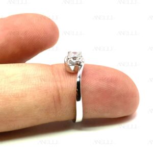 Anello diamante D-IF Triplo Excellent