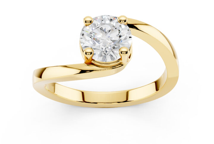 Anello un Carato con GIA 5