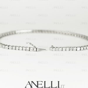 Bracciale Tennis 3 Carati colore F purezza VS1