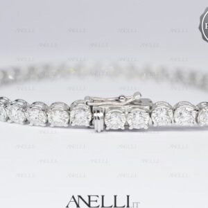 Bracciale Tennis Platino 10 Carati Diamanti F-VVS1