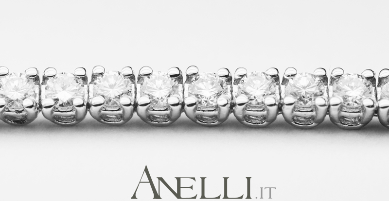 Bracciale Tennis con Diamanti 4 Carati F-VS1-1