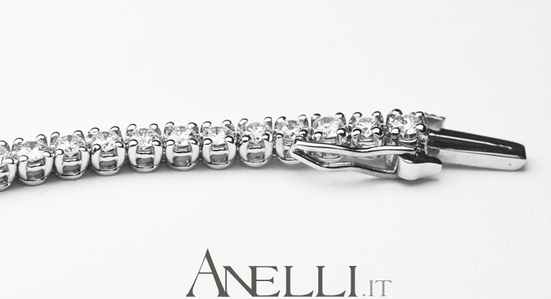 Bracciale Tennis con Diamanti 4 Carati F-VS1-2