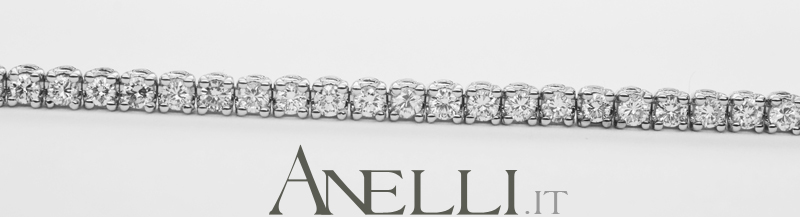Bracciale Tennis con Diamanti 4 Carati F-VS1-6