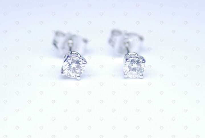 Orecchini Diamanti 0.50 Carati D-VS1