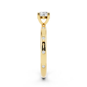 Solitario Elegante 0.50 Carati GIA 3