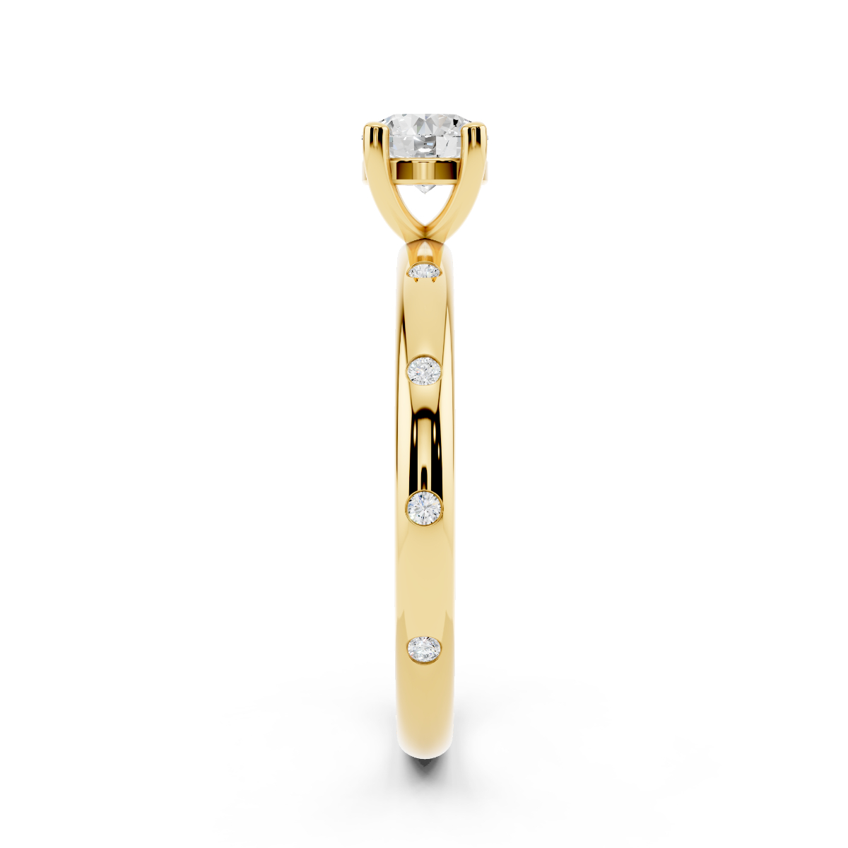 Solitario Elegante 0.50 Carati GIA 3