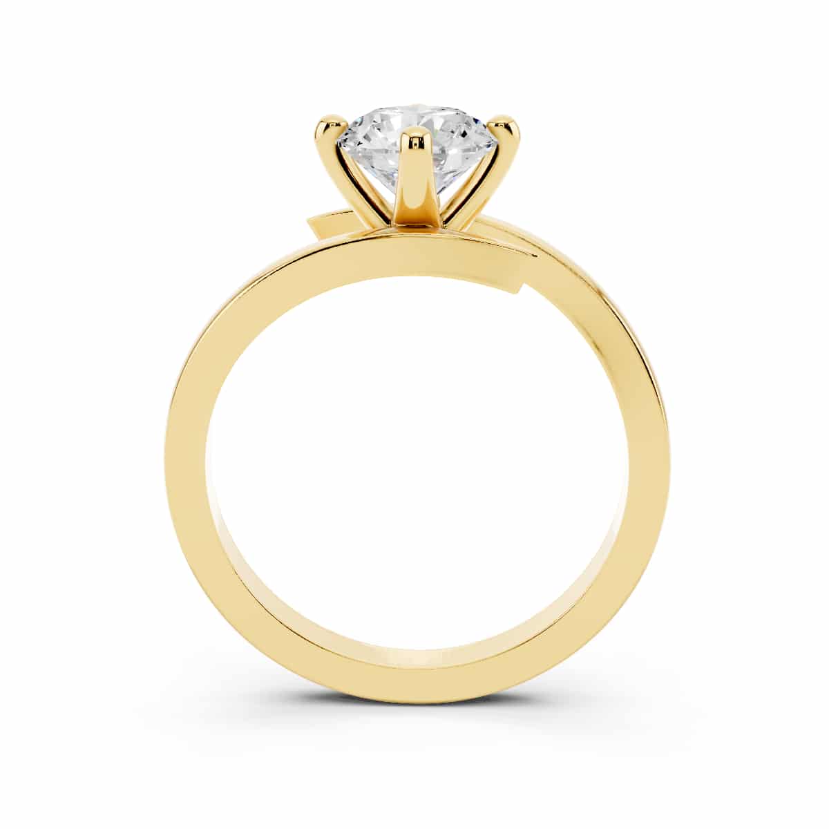 Solitario Oro Giallo 1 carato D-VVS1 GIA 5