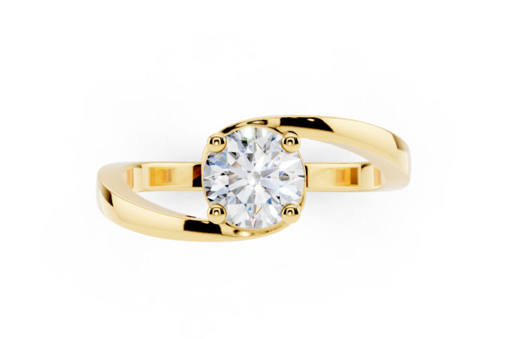 Solitario abbraccio 0.70 F-VS1 GIA