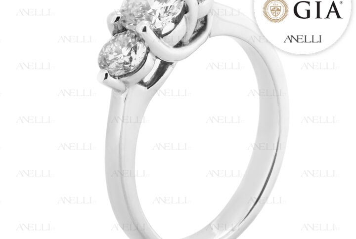 Anello Trilogy 1 Carato F-VS1 GIA