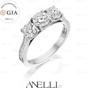 Anello Trilogy 4 Carati F-VS1 GIA