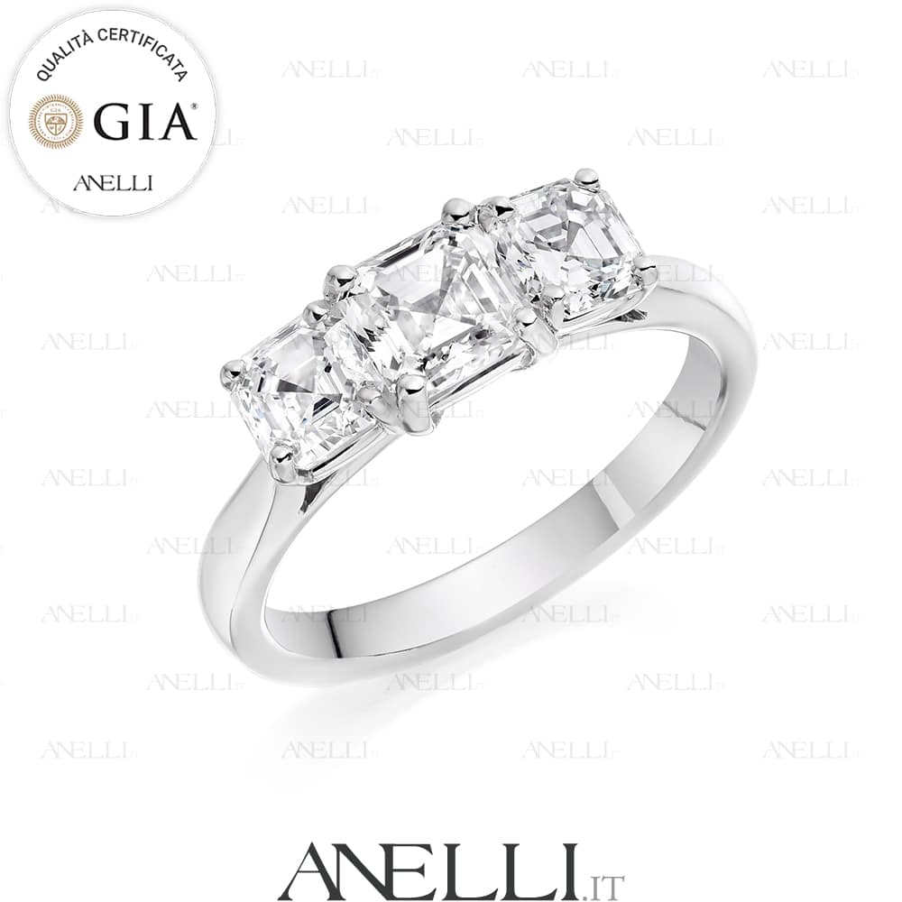 Trilogy Asscher 2 Carati D-VS1 GIA