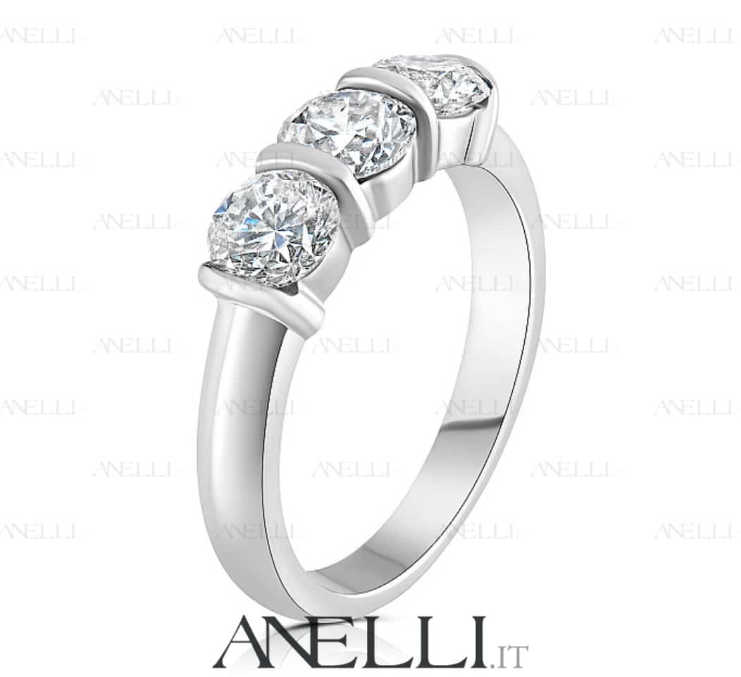 Trilogy da collezione diamanti D IF