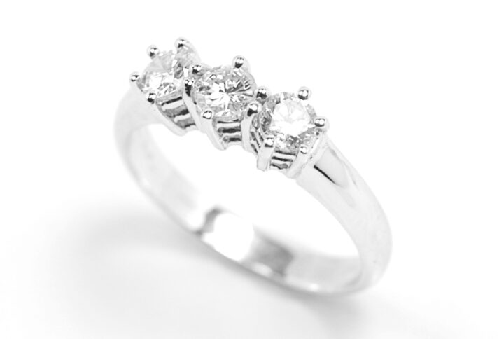 Trilogy di Diamanti 0,75 carati colore F purezza IF GIA